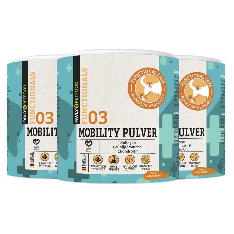 FAVLY Petfood MOBILITY Pulver 3x250 g