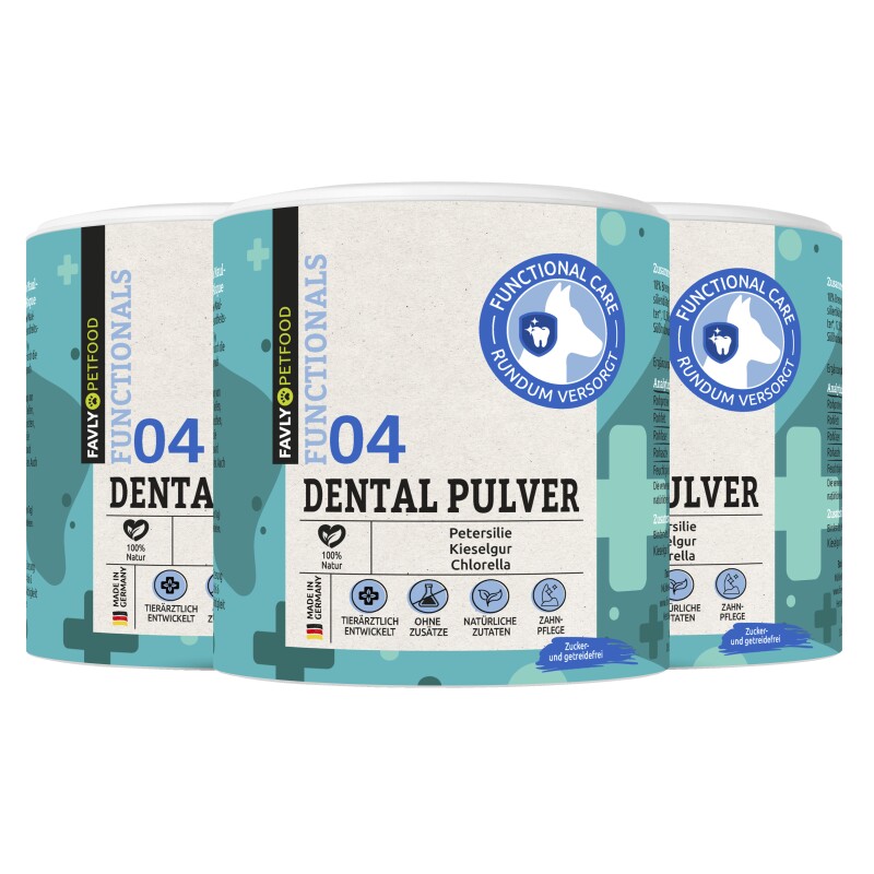 FAVLY Petfood DENTAL Pulver 3x250 g