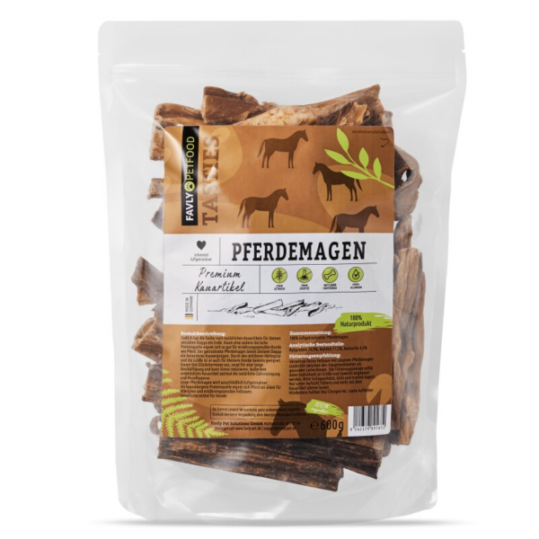 FAVLY Petfood Pferdemägen 600 g