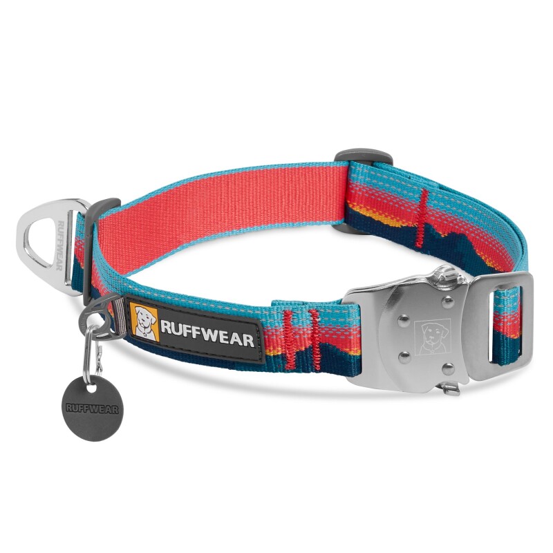 Ruffwear Top Rope™ Halsband blau/ türkis/ rosa S