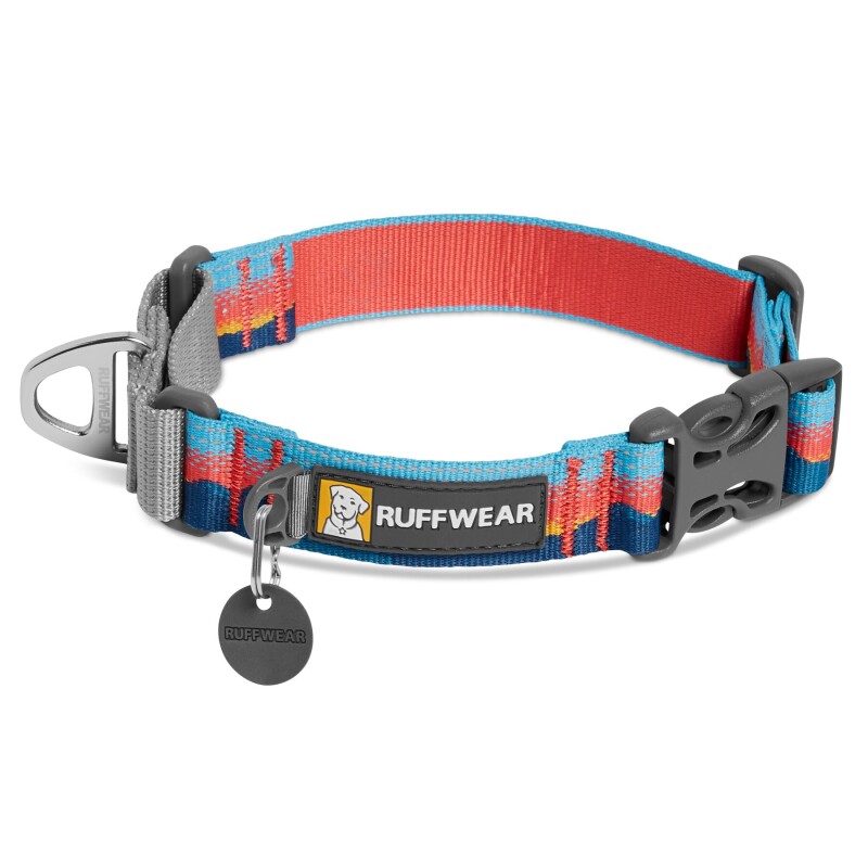 Ruffwear Web Reaction™ Halsband blau/ türkis/ rosa S