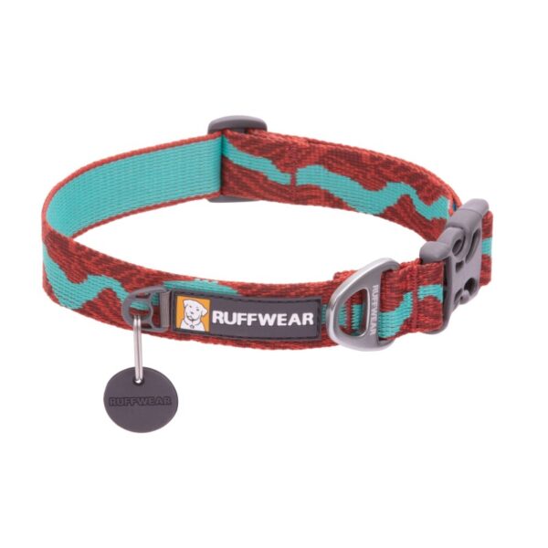 Ruffwear Flat Out™ Halsband blau/ türkis/ rot M