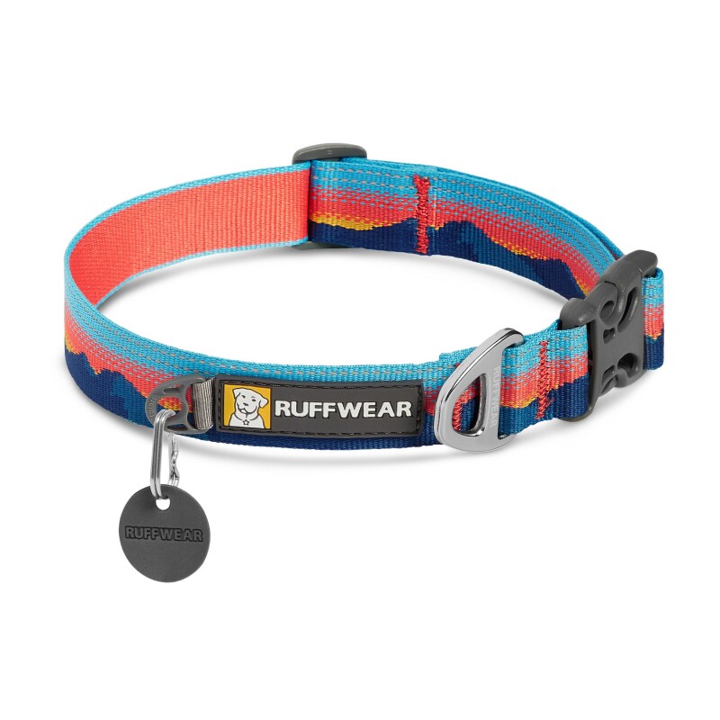 Ruffwear Crag™ Halsband blau/ türkis/ rosa L