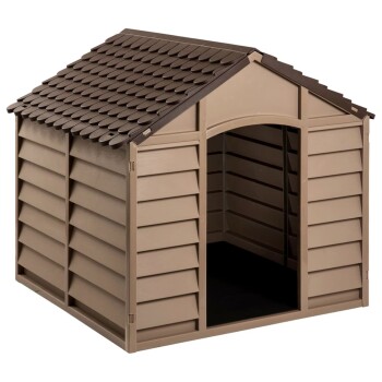 VidaXL Hundehütte Braun PP Hundehaus Hundehöhle Hundebox 86 cm