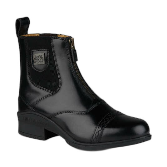 Damen-Reitstiefeletten aus Leder mit Reißverschluss B Vertigo Jodhpur Saturn