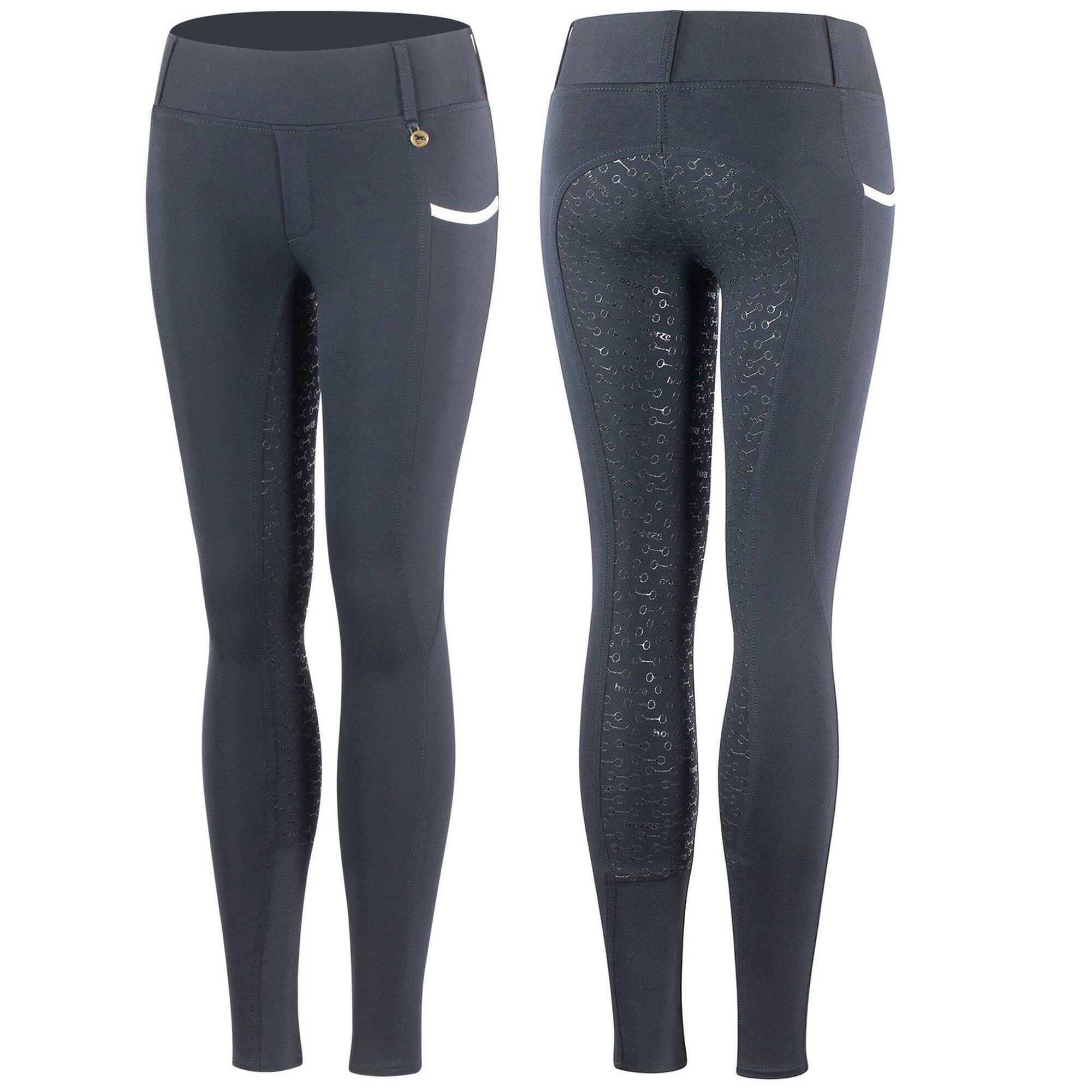 Reitleggings mit hoher Taille und Silikon