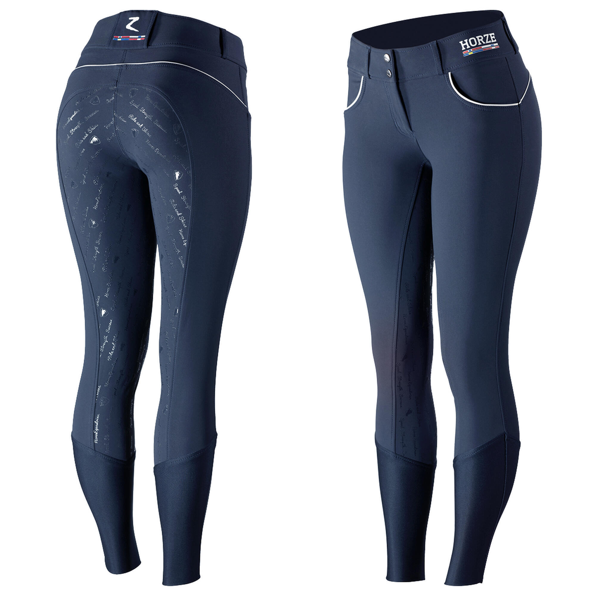 Reithose full grip Damen Horze Nordic Performance