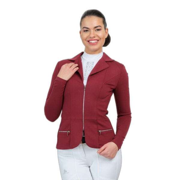 Reitturnierjacke Technologie zweite Haut Damen Cavalliera Zip chic