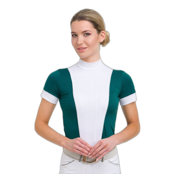 Turnier-Poloshirt Reiten Damen Cavalliera Queen