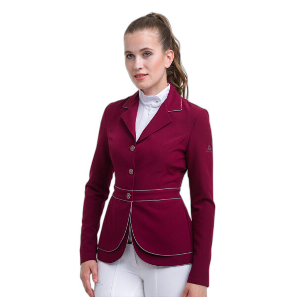 Reitturnier-Softshelljacke Double Bask vorne Damen Cavalliera Venice