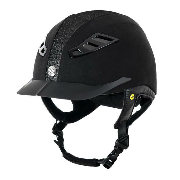 Mikrofaser-Helm Back on Track EQ3 Lynx strass