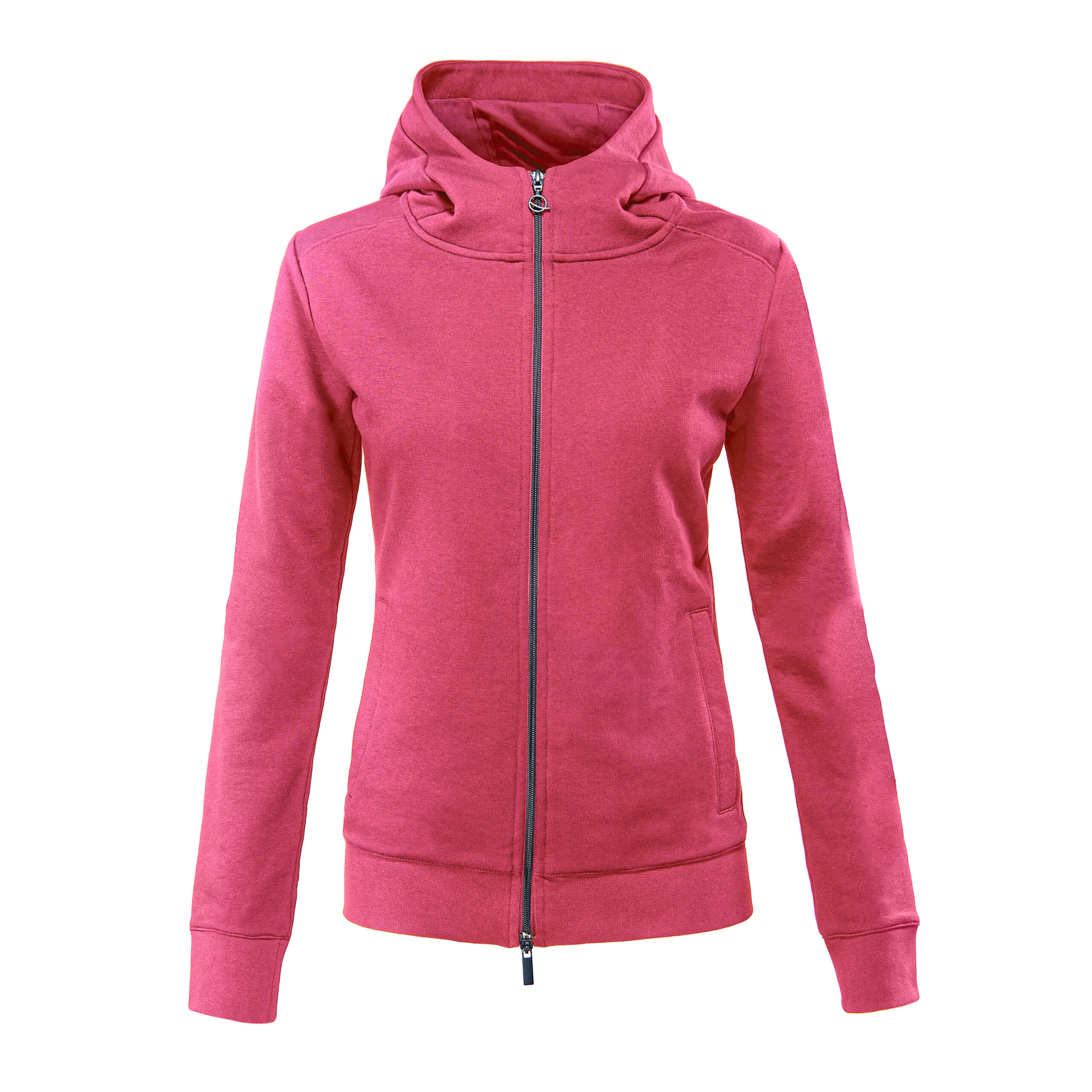 Reitsweatshirt mit Kapuze Full Zip Damen Eqode Debra