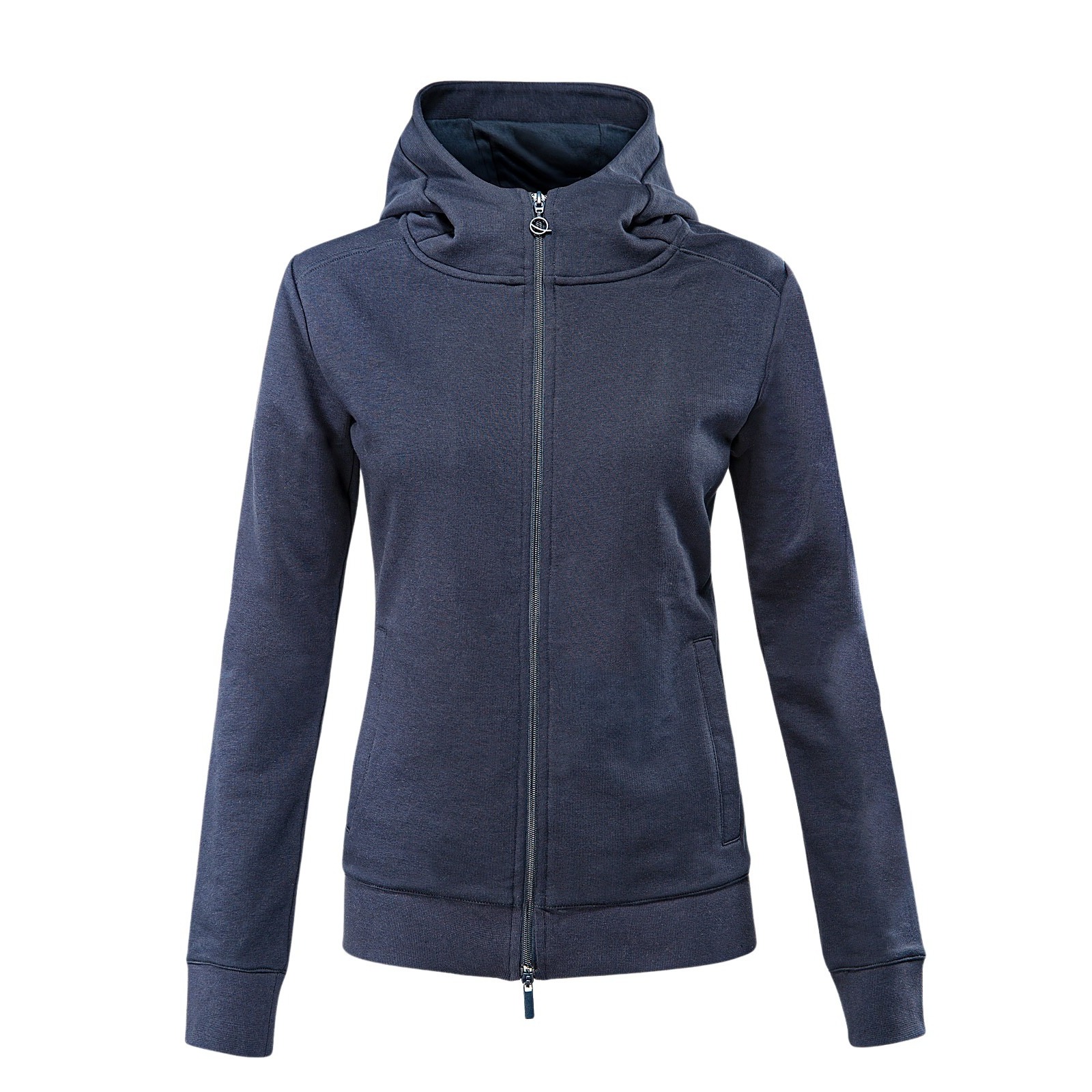 Reitsweatshirt mit Kapuze Full Zip Damen Eqode Debra