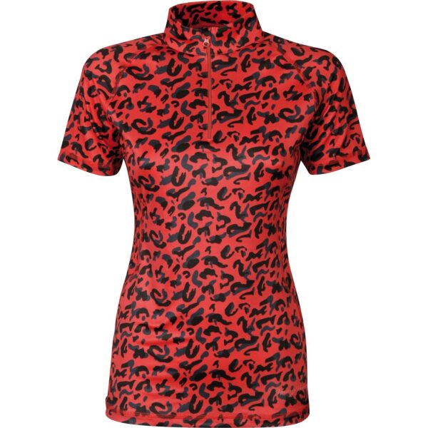 Polo-Shirt Damen Harry's Horse Just ride leopard