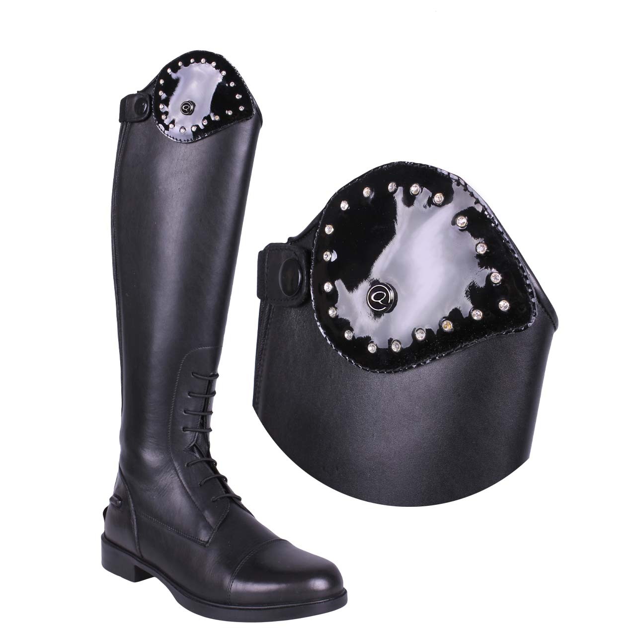 Austauschbare Tops für Reitstiefel QHP Romy Crystal