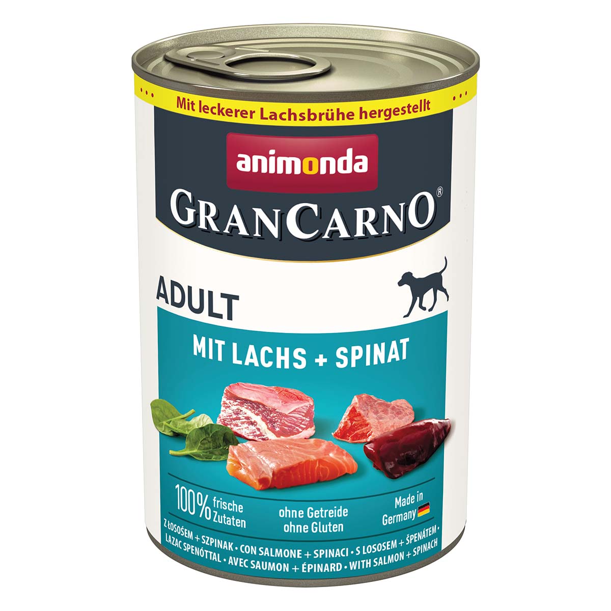 animonda GranCarno Adult mit Lachs + Spinat 6x400g