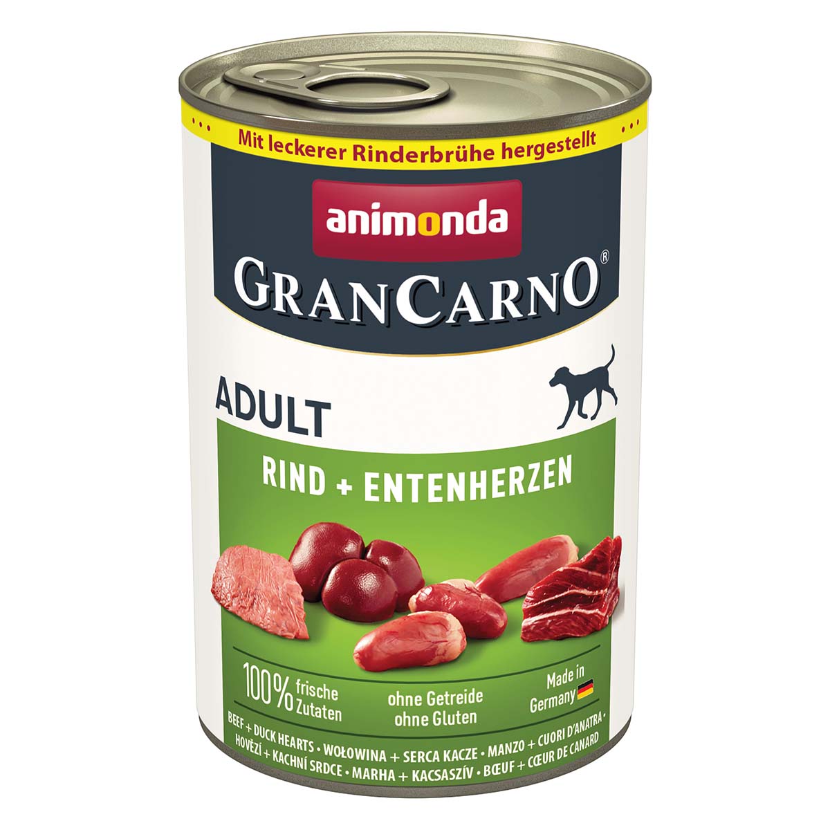 animonda GranCarno Adult Rind und Entenherzen 6x400g