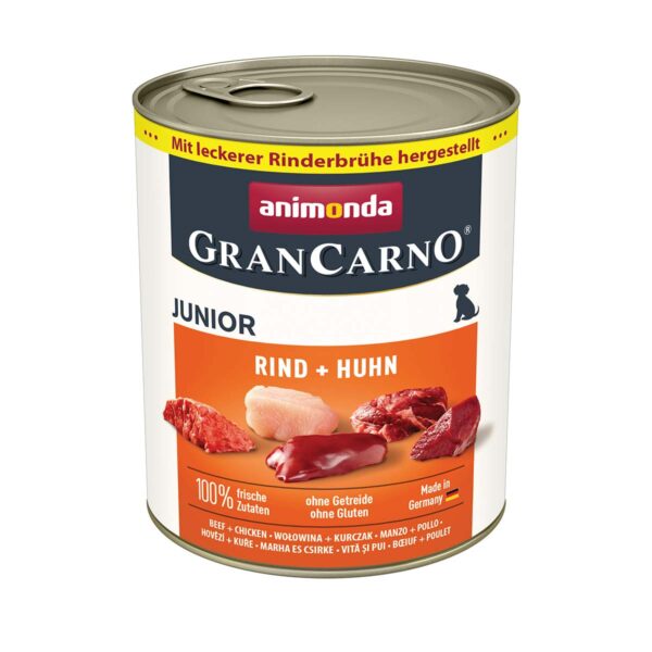 animonda GranCarno Junior Rind und Huhn 24x800g