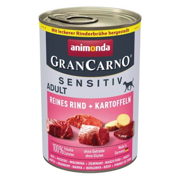 animonda GranCarno Sensitiv Rind und Kartoffel 6x400g