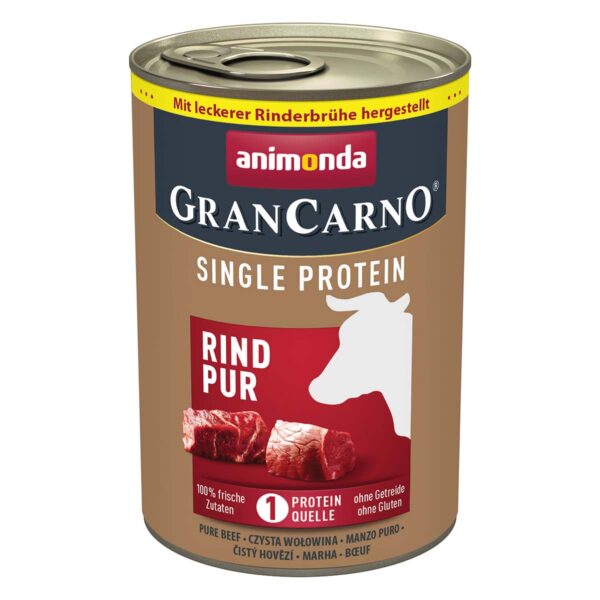 animonda GranCarno single protein Rind pur 24x400g