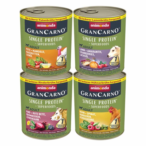 animonda GranCarno superfoods Mixpaket 24x800g