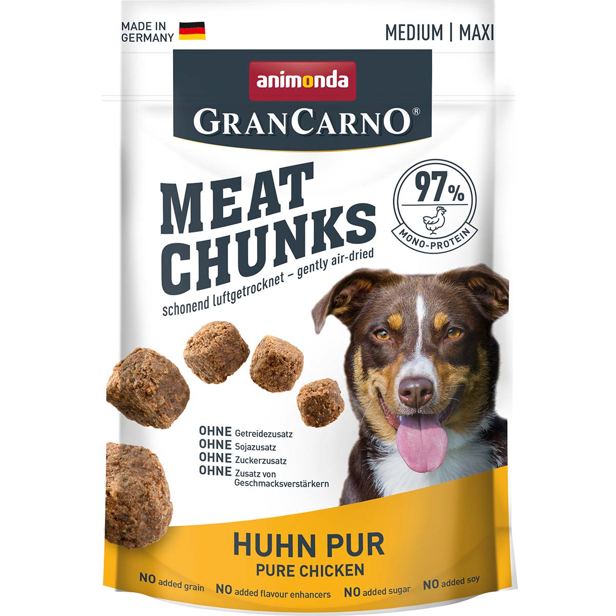 animonda GranCarno Meat Chunks Adult Huhn pur 6x80g