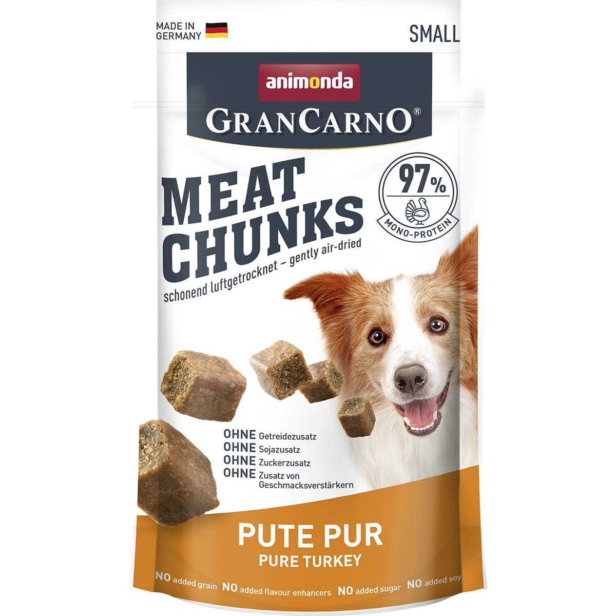 animonda GranCarno Meat Chunks Adult Pute pur 8x60g