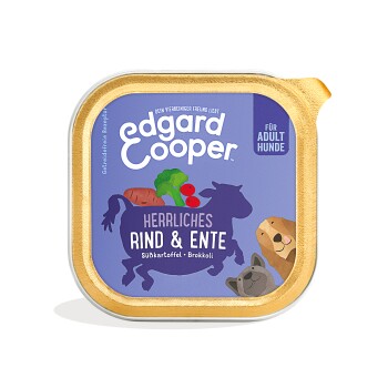 Edgard & Cooper Adult 11x150g Herrliches Rind & Ente