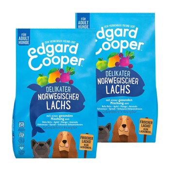 Edgard & Cooper Delikater Norwegischer Lachs Adult 2x12 kg