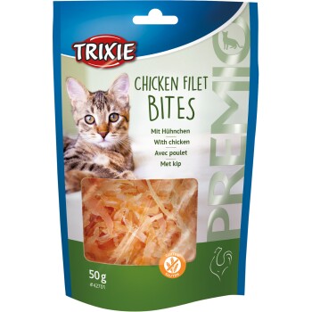 Trixie PREMIO Snacks Katze Filet Bites Huhn 6x50 g