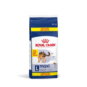 ROYAL CANIN Maxi Adult 15+3 kg gratis