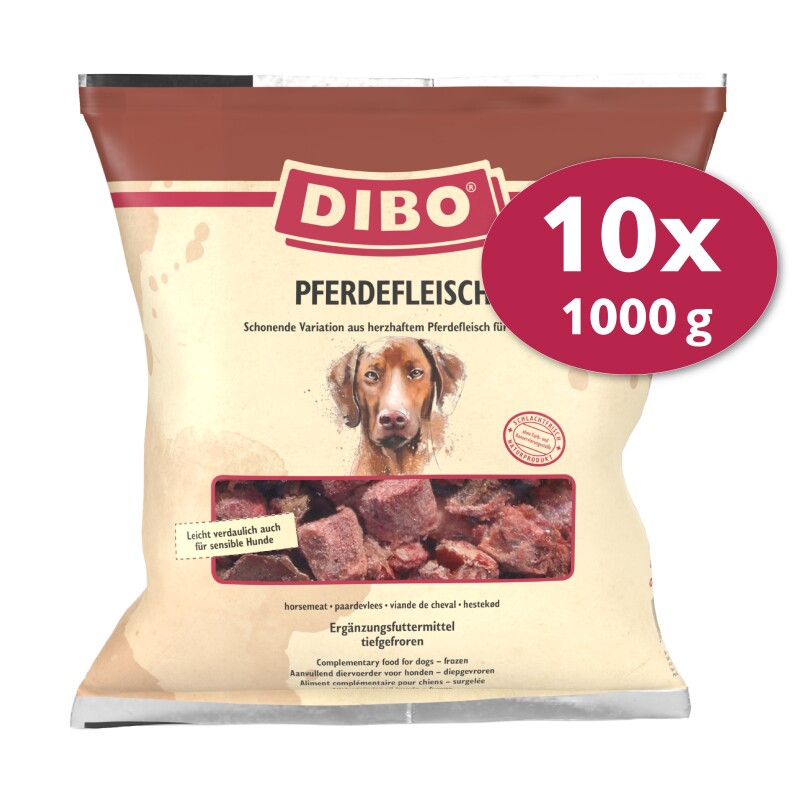 DIBO Frostfutter Pferdefleisch 10x1 kg