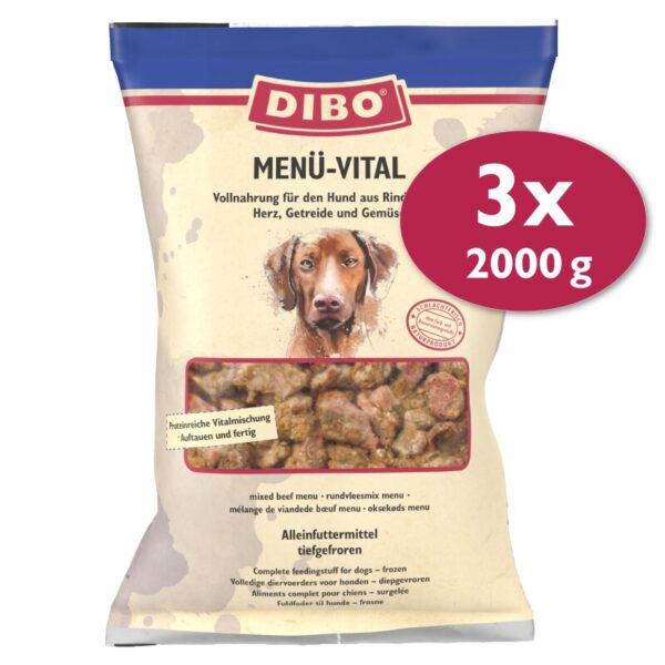 DIBO Frostfutter Menü-Vital 3 x 2 kg