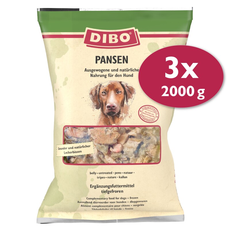 DIBO Frostfutter Pansen 3x2 kg