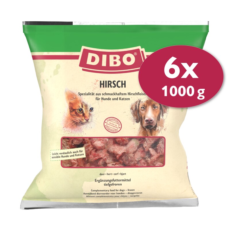 DIBO Frostfutter Hirsch 6x1 kg