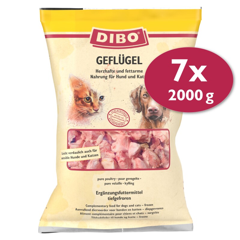 DIBO Frostfutter Geflügel 7x2 kg