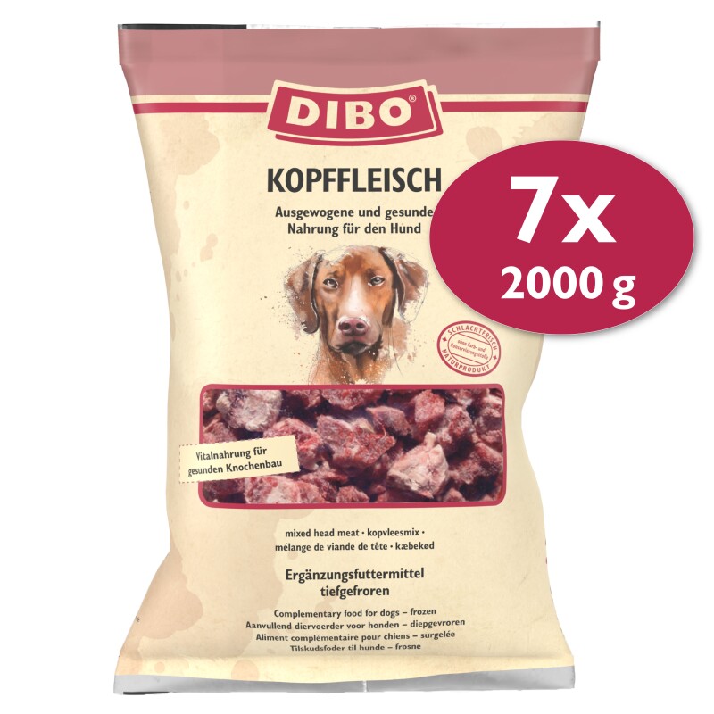 DIBO Frostfutter Kopffleisch 7x2 kg