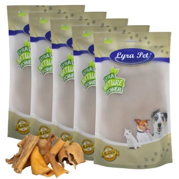 Lyra Pet Rinderkopfhaut Stücke 4 - 8 cm 5 kg