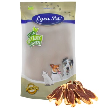 Lyra Pet Kaninchenohren gefüllt mit Ente 1 kg