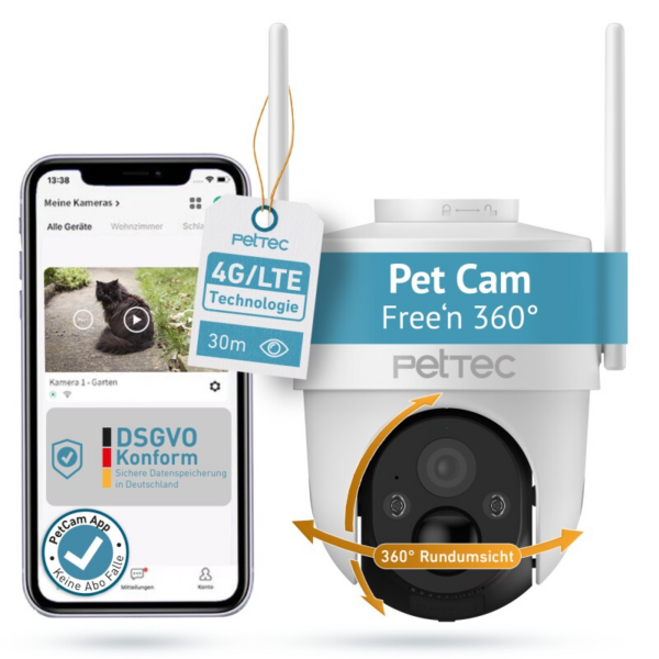 PetTec Cam Free'n 360 LTE/4G