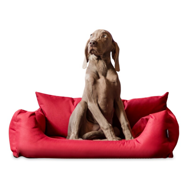 Tierlando NEMO Hundebett Hundesofa S M L Hundekorb Katzenbett 65 80 100cm rot 65 cm