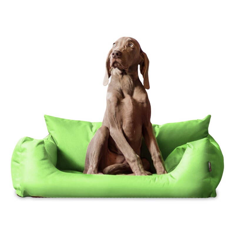 Tierlando NEMO Hundebett Hundesofa S M L Hundekorb Katzenbett 65 80 100cm hellgrün 65 cm