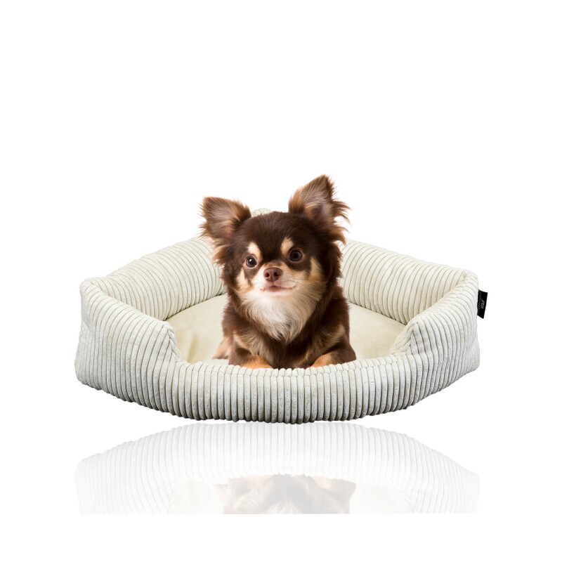 Rohrschneider ® XXL Eck-Hundebett für große Hunde aus Cord M