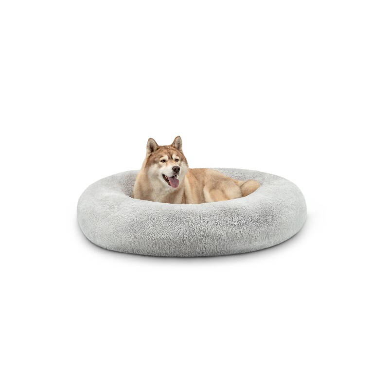 Lionto Donutbett hellgrau XXXXL