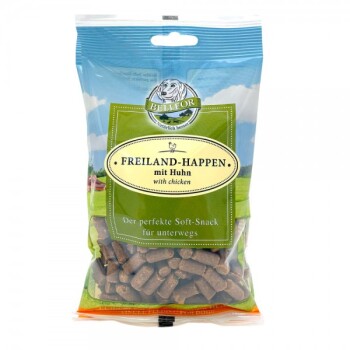 Bellfor Soft-snack für Hunde mit Huhn - Freiland-Happen - 200g