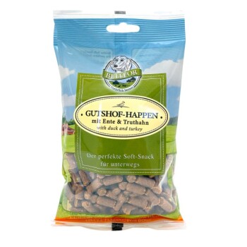 Bellfor Soft-snack mit Ente und Truthahn - Gutshof-Happen - 200g