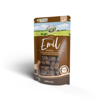 Bellfor Emil Mobility Soft-Snacks mit Lachs für aktive Hunde - 100 g