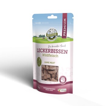 Bellfor Freeze-Snack für Hunde - Wildfleisch (gefriergetrocknet) - 50 g