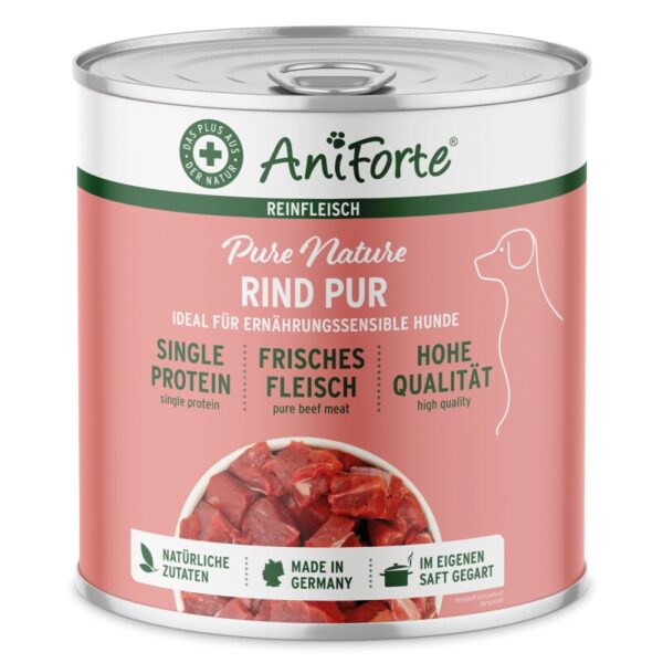 AniForte Nassfutter Rind Pur (6 x 400g) 4