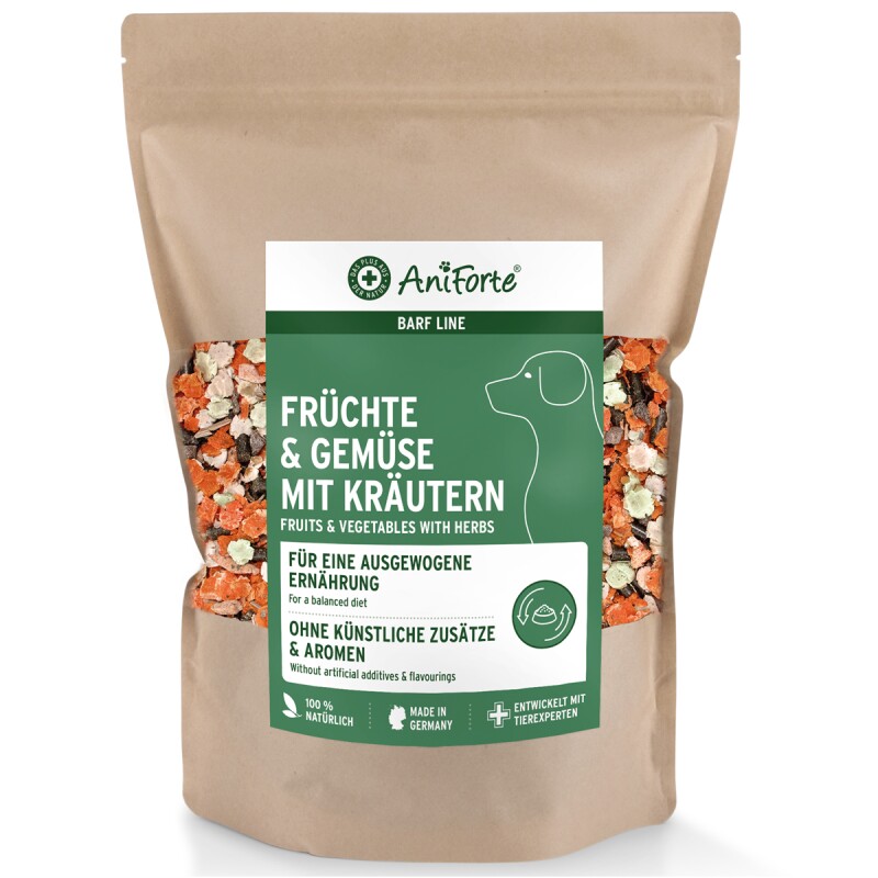 AniForte BARF- Line Früchte & Gemüse mit Kräutern 1kg